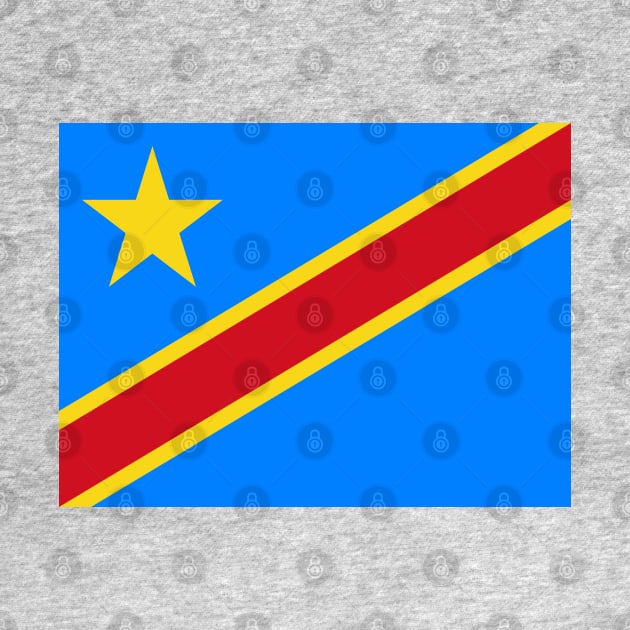 Flag of The Democratic Republic of The Congo by COUNTRY FLAGS